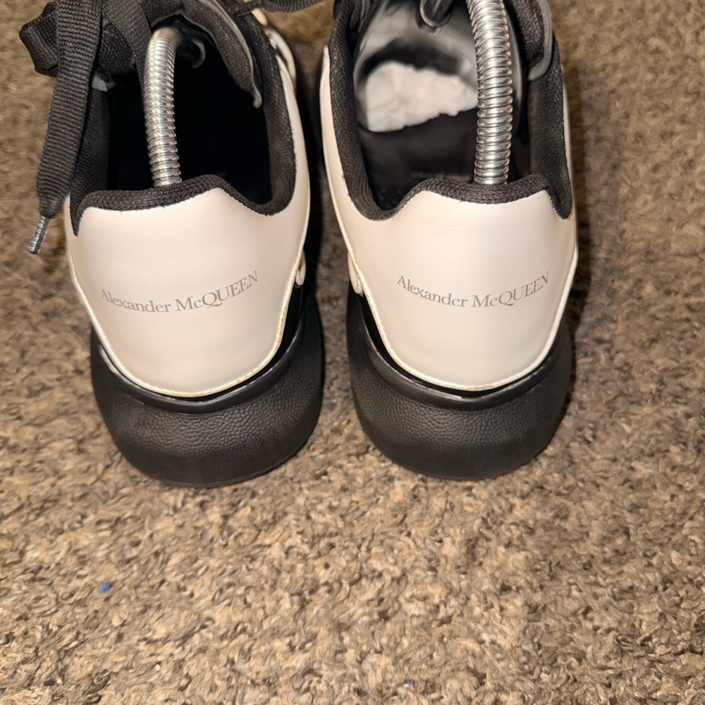 Alexander McQueen White and Black Athletic Shoes - Picture 11 of 11